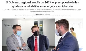 ampliación de ayudas rehabilitacion energetica en provincia albacete 140%